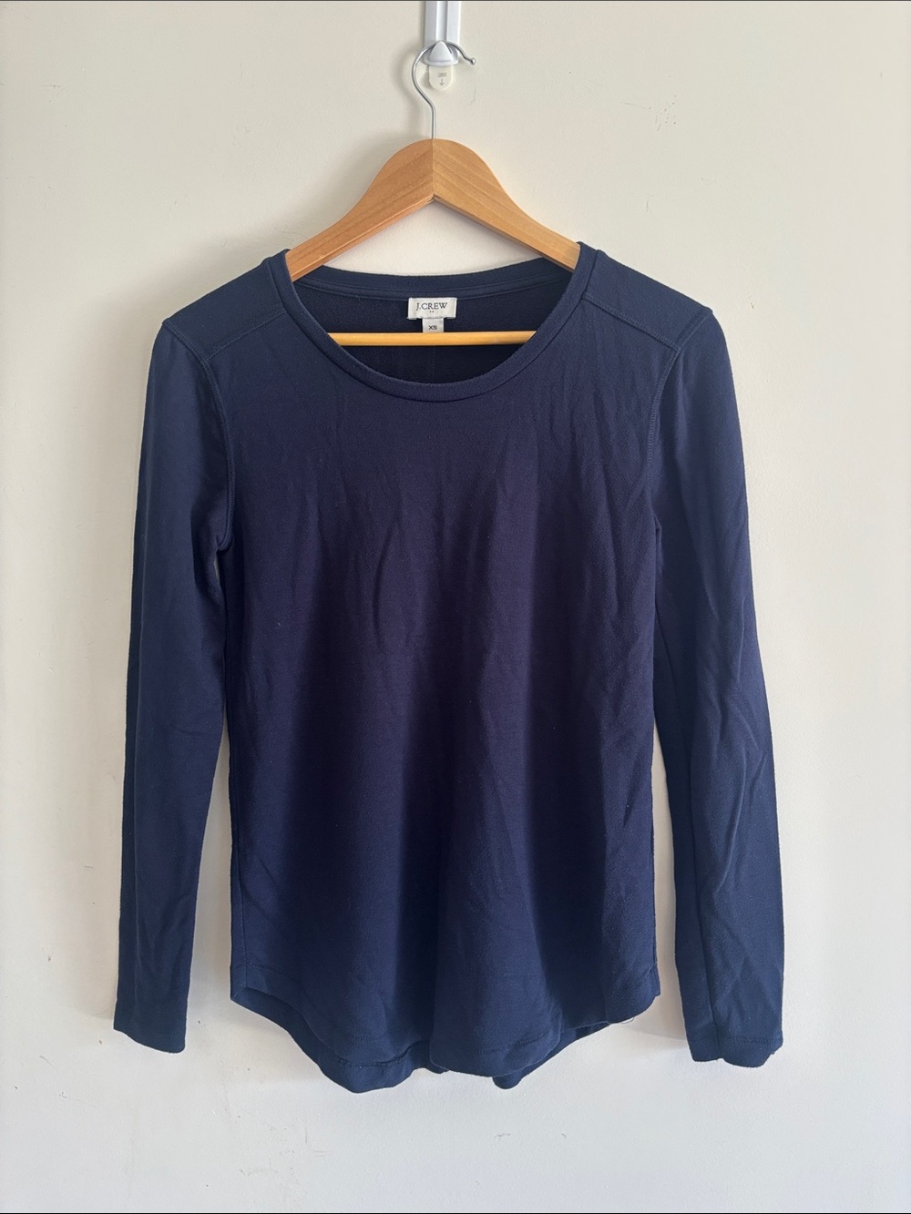 J. Crew Navy Long Sleeve Tee